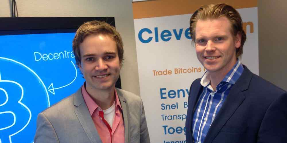 CleverCoin's Founders: Karsten Nilsen (left) and Christian de Kok (right)